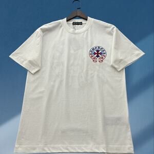 Chrome Hearts Men's Casual Athletic Short Sleeve